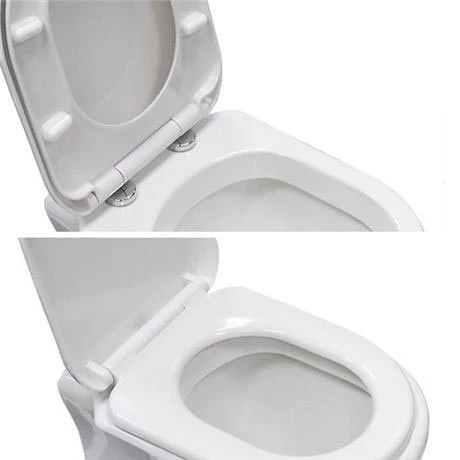 Nuie Luxury D-Shape Soft Close Toilet Seat with Top Fix, Quick Release - NTS004 5 Nuie Luxury D-Shape Soft Close Toilet Seat with Top Fix, Quick Release - NTS004 - Image 3