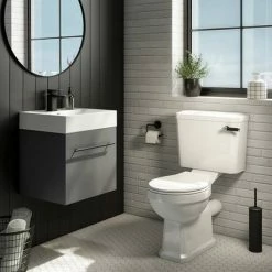 Cruze Black Modern Cistern Lever -TOILET ACCESSORIES Sales ME9140BL d2 460