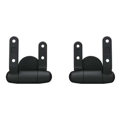 Toreno High Gloss White MDF Bottom Fixing Toilet Seat Matt Black Hinges 6 Toreno High Gloss White MDF Bottom Fixing Toilet Seat Matt Black Hinges - Image 4