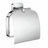 Smedbo Ice Toilet Roll Holder with Cover - Polished Chrome - OK3414 -TOILET ACCESSORIES Sales OK3414 P