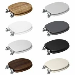 Oxford Soft Close Toilet Seat with Chrome Hinges - Various Colour Options 8 Oxford Soft Close Toilet Seat with Chrome Hinges - Various Colour Options -TOILET ACCESSORIES Sales OXF SEAT VC d2 460