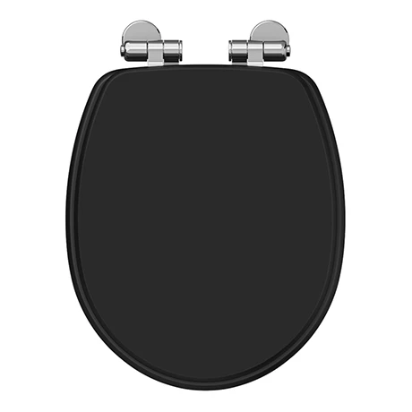 Oxford Soft Close Toilet Seat with Chrome Hinges - Various Colour Options 3 Oxford Soft Close Toilet Seat with Chrome Hinges - Various Colour Options