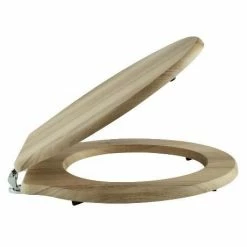 Old London - Natural Walnut Soft Close Toilet Seat (For Chancery Toilets) - NLS598 -TOILET ACCESSORIES Sales Old London Natural Walnut Toilet Seat For Chancery Toilets NLS598 d1 460