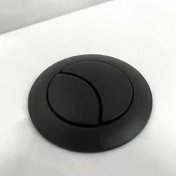Arezzo Matt Black Push Button for Close Coupled Cisterns -TOILET ACCESSORIES Sales PB02 MB d3 460
