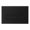 Crosswater MPRO Matt Black Dual Flush Plate - PROFLUSHB