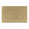 Crosswater MPRO Brushed Brass Dual Flush Plate - PROFLUSHF -TOILET ACCESSORIES Sales PROFLUSHF p