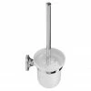 Croydex - Hampstead Toilet Brush & Holder - Chrome - QM642441