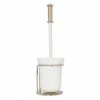 Croydex Grosvenor Flexi-Fix Toilet Brush & Holder - Gold - QM702403 -TOILET ACCESSORIES Sales QM702403 P