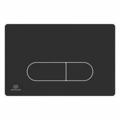 Ideal Standard Oleas M1 Matt Black Mechanical Dual Flush Plate - R0115A6 -TOILET ACCESSORIES Sales R0115A6 D1 460 1
