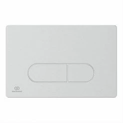 Ideal Standard Oleas M1 Matt Chrome Mechanical Dual Flush Plate - R0115JG -TOILET ACCESSORIES Sales R0116JG D1 460