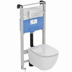 Ideal Standard Oleas P1 Chrome Pneumatic Dual Flush Plate - R0116AA 8 Ideal Standard Oleas P1 Chrome Pneumatic Dual Flush Plate - R0116AA -TOILET ACCESSORIES Sales R0116JG D2 460