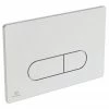 Ideal Standard Oleas M1 Matt Chrome Mechanical Dual Flush Plate - R0115JG -TOILET ACCESSORIES Sales R0116JG P