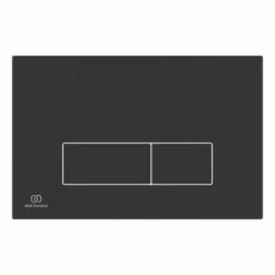 Ideal Standard Oleas M2 Matt Black Mechanical Dual Flush Plate - R0121A6 -TOILET ACCESSORIES Sales R0119A6 D1 460 1