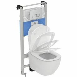 Ideal Standard Oleas M2 Chrome Mechanical Dual Flush Plate - R0121AA -TOILET ACCESSORIES Sales R0121JG D2 460