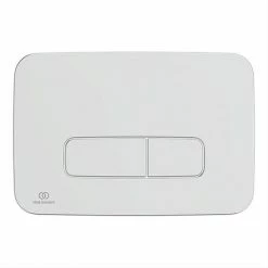 Ideal Standard Oleas P3 Chrome Pneumatic Dual Flush Plate - R0124AA -TOILET ACCESSORIES Sales R0123AA D1 460