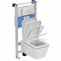 Ideal Standard Oleas M3 Chrome Mechanical Dual Flush Plate - R0123AA 8 Ideal Standard Oleas M3 Chrome Mechanical Dual Flush Plate - R0123AA -TOILET ACCESSORIES Sales R0123AA D2 460