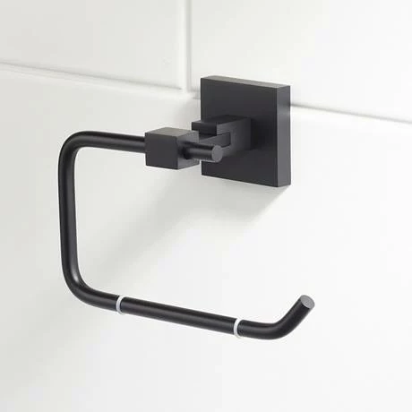 Bristan Black Square Toilet Roll Holder 4 Bristan Black Square Toilet Roll Holder - Image 2