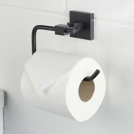 Bristan Black Square Toilet Roll Holder 5 Bristan Black Square Toilet Roll Holder - Image 3