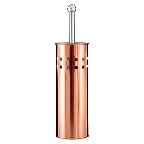 Rose Gold Toilet Brush & Holder 3 Rose Gold Toilet Brush & Holder