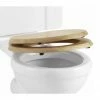 Burlington Soft Close Golden Oak Toilet Seat - S16