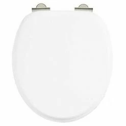 Burlington Soft Close Toilet Seat - Gloss White Seat - S18