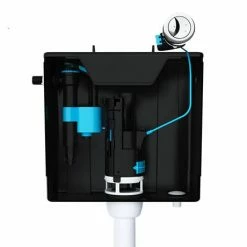 Viva Skylo Bottom & Side Entry Black Concealed Cistern 9 Viva Skylo Bottom & Side Entry Black Concealed Cistern -TOILET ACCESSORIES Sales SKYCC01 D2 460