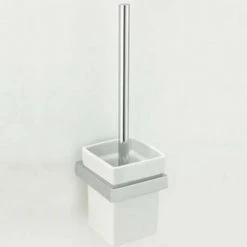 Sagittarius Rimini Toilet Brush Holder - Chrome - AC/679/C -TOILET ACCESSORIES Sales Sagittarius Rimini Toilet Brush Holder d1 460