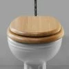 Silverdale Light Oak Wooden Seat for High/Low Level Toilets -TOILET ACCESSORIES Sales Silverdale Light Oak Wooden Seat for High Low Level Toilets p