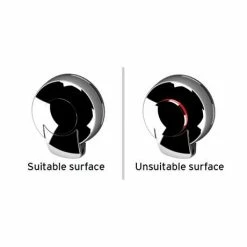 Orion SuctionLoc Black Toilet Roll Holder 5 Orion SuctionLoc Black Toilet Roll Holder -TOILET ACCESSORIES Sales Suctionloc reinstall chrome 460 1