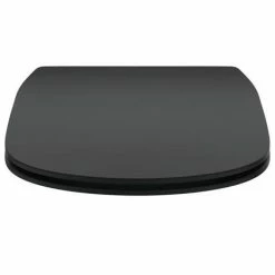 Ideal Standard Tesi Silk Black Soft Close Thin Toilet Seat & Cover 9 Ideal Standard Tesi Silk Black Soft Close Thin Toilet Seat & Cover -TOILET ACCESSORIES Sales T3527V3 D1 460