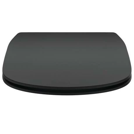 Ideal Standard Tesi Silk Black Soft Close Thin Toilet Seat & Cover 4 Ideal Standard Tesi Silk Black Soft Close Thin Toilet Seat & Cover - Image 2