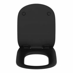 Ideal Standard Tesi Silk Black Soft Close Thin Toilet Seat & Cover 13 Ideal Standard Tesi Silk Black Soft Close Thin Toilet Seat & Cover -TOILET ACCESSORIES Sales T3527V3 D5 460