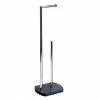 Trafalgar Anthracite Marble Effect Freestanding Toilet Roll & Spare Paper Holder -TOILET ACCESSORIES Sales TRASPC P