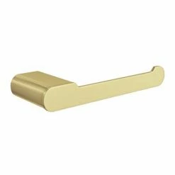 Arezzo Brushed Brass Toilet Roll Holder -TOILET ACCESSORIES Sales TRH03 BB d2 460