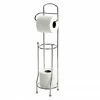Basic Freestanding Toilet Roll Holder & Spare Roll Holder -TOILET ACCESSORIES Sales TRSPCOMBO P
