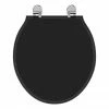 Ideal Standard Waverley Black Standard Toilet Seat & Cover -TOILET ACCESSORIES Sales U0248GB P