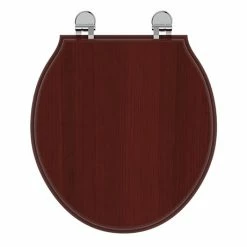 Ideal Standard Waverley Mahogany Standard Toilet Seat & Cover