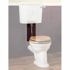 Silverdale Universal Low Level Flush Pipe Kit - Nickel 5 Silverdale Universal Low Level Flush Pipe Kit - Nickel -TOILET ACCESSORIES Sales UNFPKLL NI D1 460