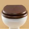 Silverdale BTW Traditional Luxury Mahogany Wooden Toilet Seat 2 Silverdale BTW Traditional Luxury Mahogany Wooden Toilet Seat -TOILET ACCESSORIES Sales VCBTWSEACHHMAH P