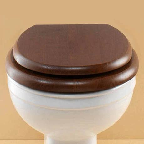 Silverdale BTW Traditional Luxury Mahogany Wooden Toilet Seat 3 Silverdale BTW Traditional Luxury Mahogany Wooden Toilet Seat