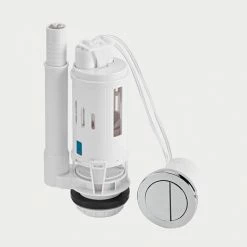 Venice Concealed WC Cistern with Black Push Button Flush -TOILET ACCESSORIES Sales VCCBLK d1 460