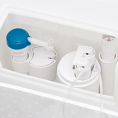 Venice Concealed WC Cistern with Brushed Brass Push Button Flush 5 Venice Concealed WC Cistern with Brushed Brass Push Button Flush - Image 3