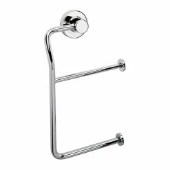 Venice Chrome Double Toilet Roll Holder