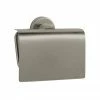 Venice Brushed Nickel Toilet Roll Holder with Cover 2 Venice Brushed Nickel Toilet Roll Holder with Cover -TOILET ACCESSORIES Sales VNICA08 P