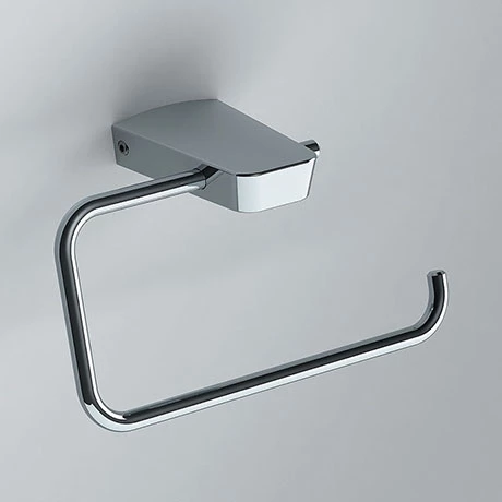 Venice Square Chrome Toilet Roll Holder 3 Venice Square Chrome Toilet Roll Holder