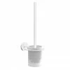 Venice White Wall Mounted Toilet Brush & Holder 2 Venice White Wall Mounted Toilet Brush & Holder -TOILET ACCESSORIES Sales VWHIA17 P