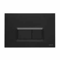 VitrA Loop R Mechanical Flush Plate - Matt Black -740-0611
