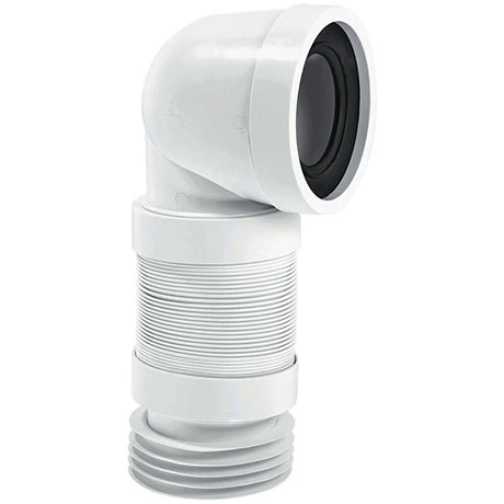 McAlpine 90 Degree Flexible WC Pan Connector - WC-CON8F 3 McAlpine 90 Degree Flexible WC Pan Connector - WC-CON8F