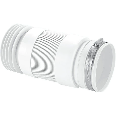 McAlpine 110mm Straight Back to Wall Flexible WC Pan Connector - WC-F21R 3 McAlpine 110mm Straight Back to Wall Flexible WC Pan Connector - WC-F21R