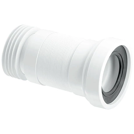 McAlpine Straight Flexible WC Pan Connector - Length 140-290mm - WC-F23R 3 McAlpine Straight Flexible WC Pan Connector - Length 140-290mm - WC-F23R